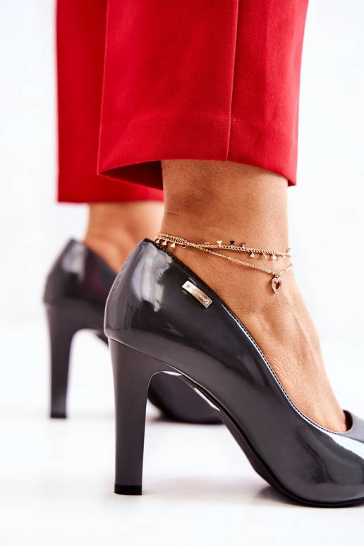 Bateliai su lako efektu ir kulniukais... Bateliai su lako efektu ir kulniukais...