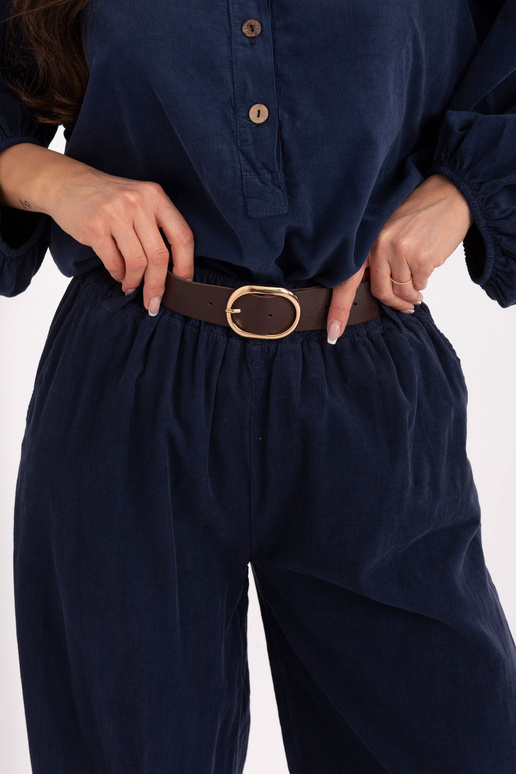 IT kelnės tamsiai mėlynos spalvos