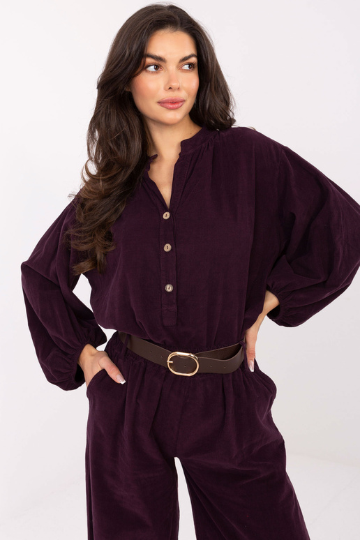 Marškiniai IT tamsiai violetinės spalvos Marškiniai IT tamsiai violetinės spalvos