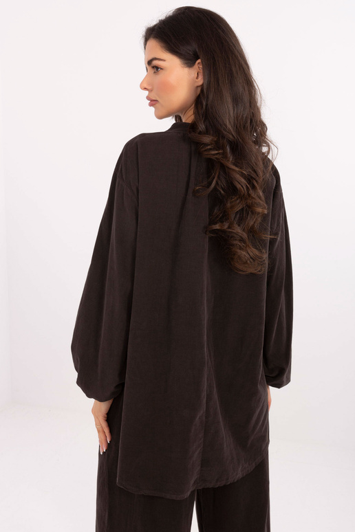 Marškiniai IT tamsiai rudi