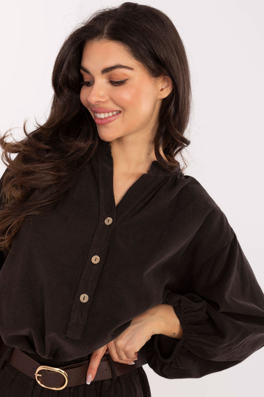 Marškiniai IT tamsiai rudi