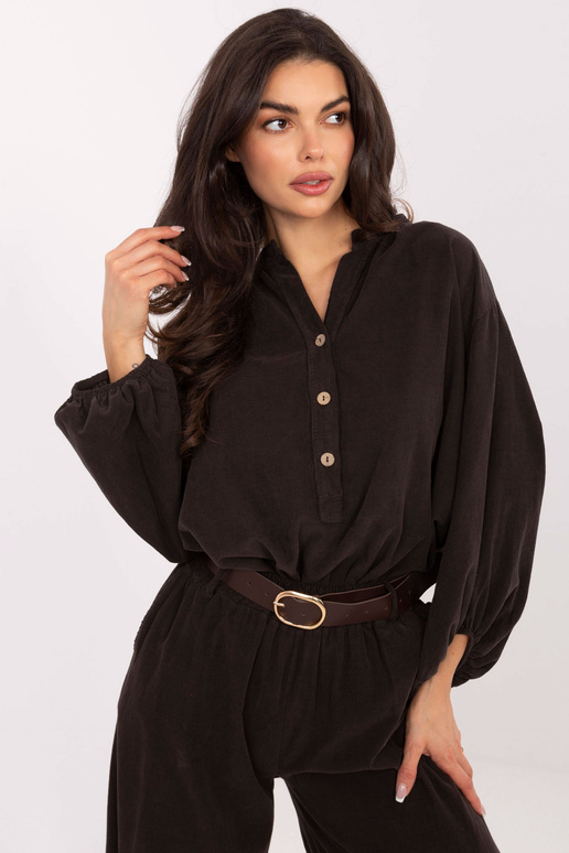 Marškiniai IT tamsiai rudi