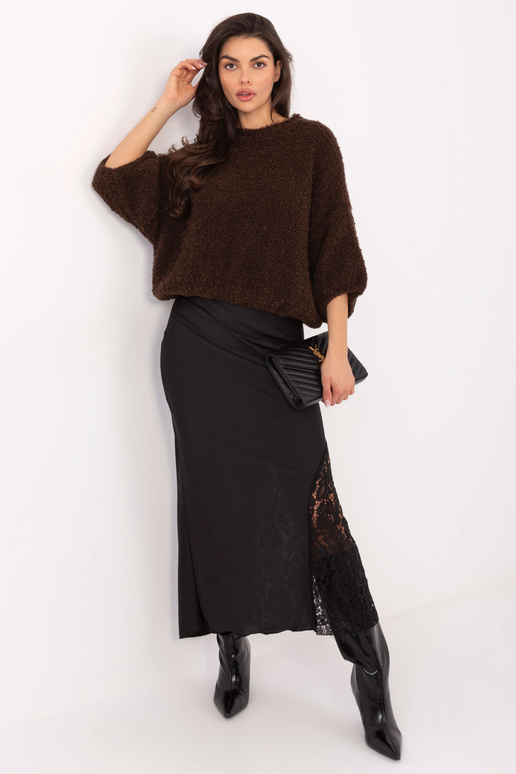 Megztinis IT tamsiai rudas