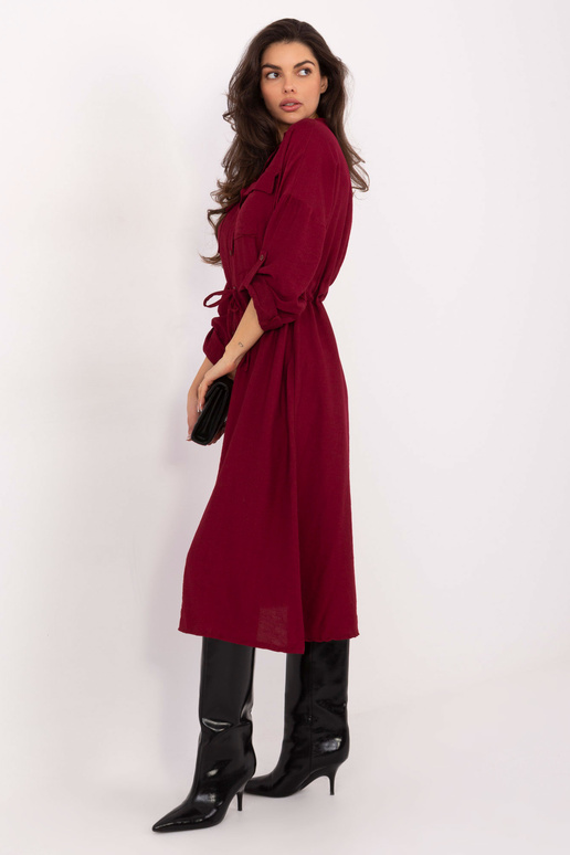 Suknelė bordo spalvos