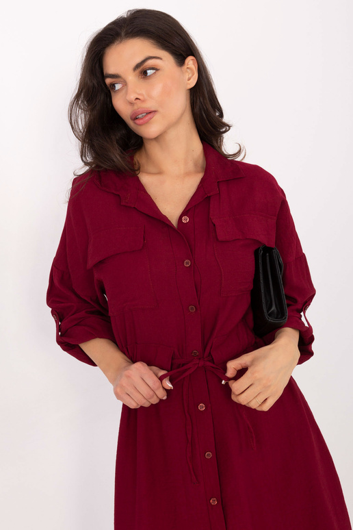 Suknelė bordo spalvos