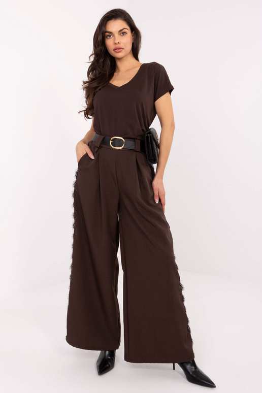 Marškinėliai tamsiai rudos spalvos