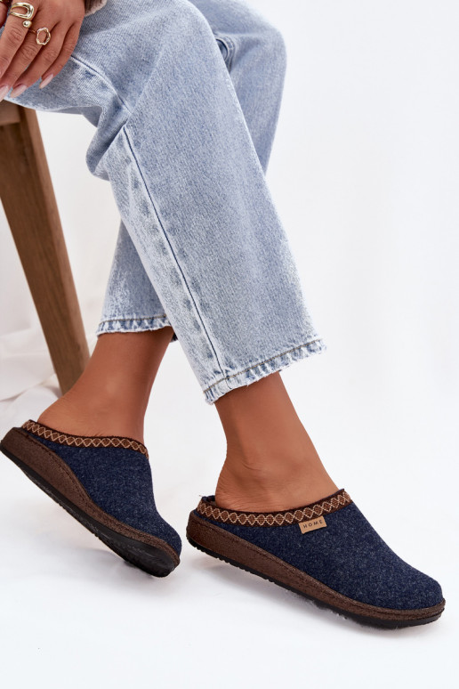 Šlepetės  Z Haftem Inblu NL000009 tamsiai mėlynos spalvos Šlepetės  Z Haftem Inblu NL000009 tamsiai mėlynos spalvos