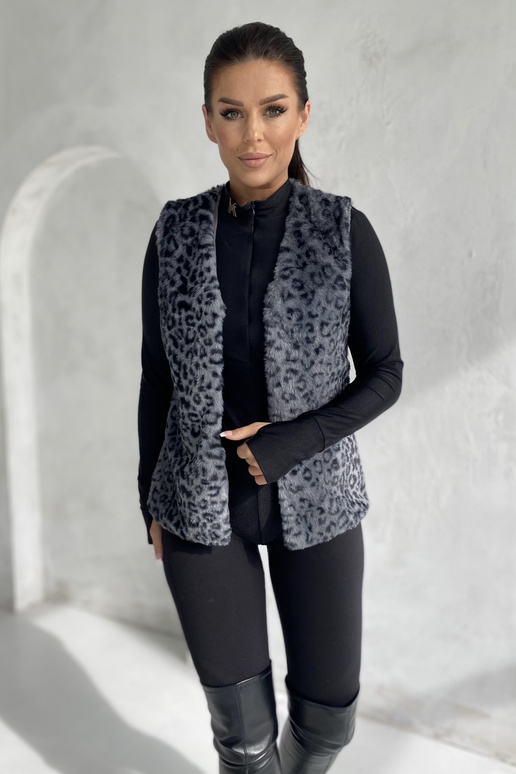 Liemenė grafito spalvos