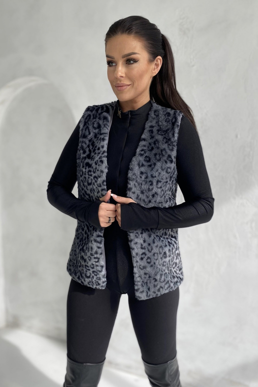 Liemenė grafito spalvos