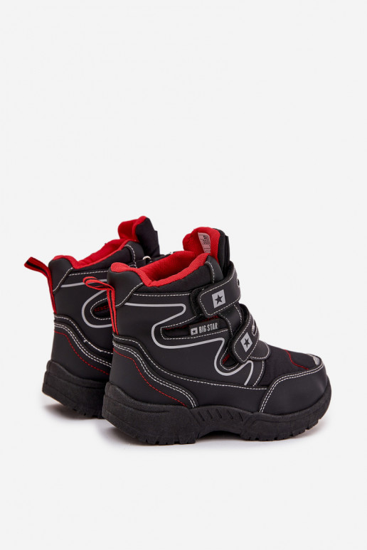 Pašiltinti vaikiški sniego batai "Big Star" OO374049 juodos spalvos