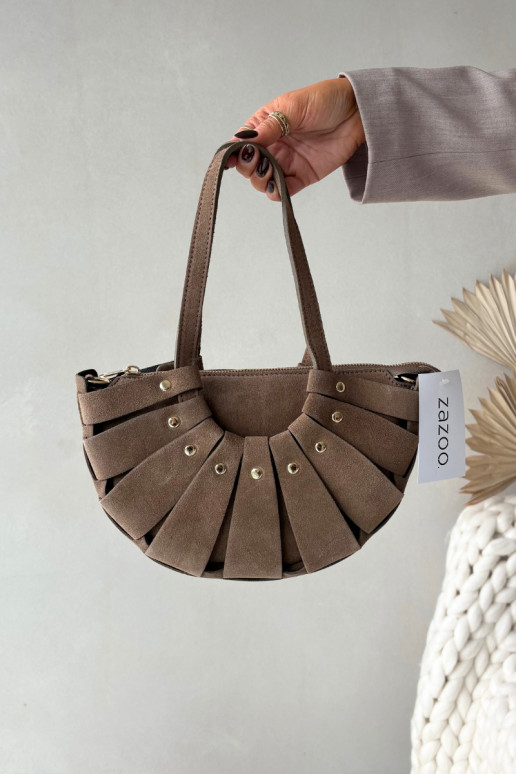 Rankinė Z Naturalnego Zamszu dramblio kaulo spalvos Marivane