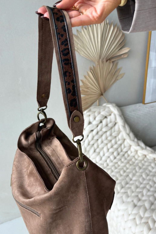 Rankinė Z iš eko zomšosu dramblio kaulo spalvos Deliane Rankinė Z iš eko zomšosu dramblio kaulo spalvos Deliane