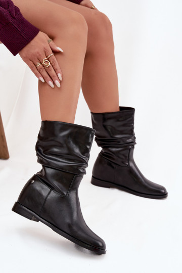 Aulinukai   pašiltinti  K7211-01 Juodos spalvos