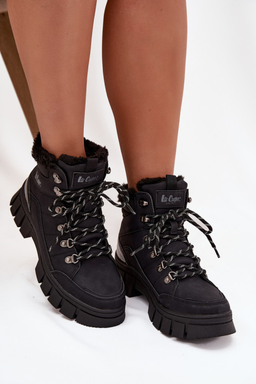pašiltinti batai  Lee Cooper LCJ-25-31-3911 Juodos spalvos pašiltinti batai  Lee Cooper LCJ-25-31-3911 Juodos spalvos