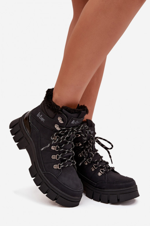 pašiltinti batai  Lee Cooper LCJ-25-31-3911 Juodos spalvos pašiltinti batai  Lee Cooper LCJ-25-31-3911 Juodos spalvos