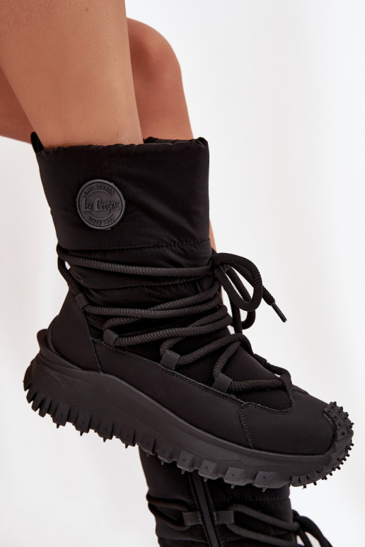 sniego batai su platforma Lee Cooper LCJ-25-12-3660 Juodos spalvos   sniego batai su platforma Lee Cooper LCJ-25-12-3660 Juodos spalvos