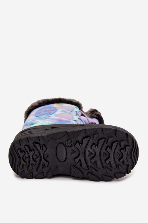 sniego batai Vaikiški Vaikiški su kailiuku I Ściągaczem Lee Cooper LCJ-25-10-3778 Violetinės spalvos sniego batai Vaikiški Vaikiški su kailiuku I Ściągaczem Lee Cooper LCJ-25-10-3778 Violetinės spalvos