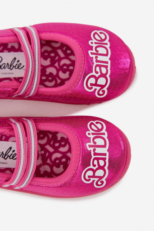 Mergaitiškos BARBIE Adrisse rožinės spalvos šlepetės-baletkos