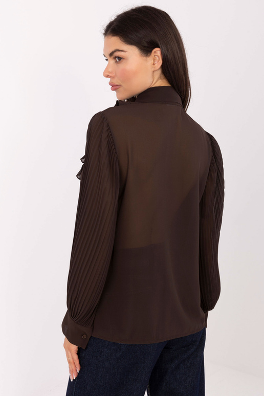 Marškiniai tamsiai rudi