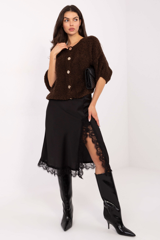 Megztinis IT tamsiai rudas