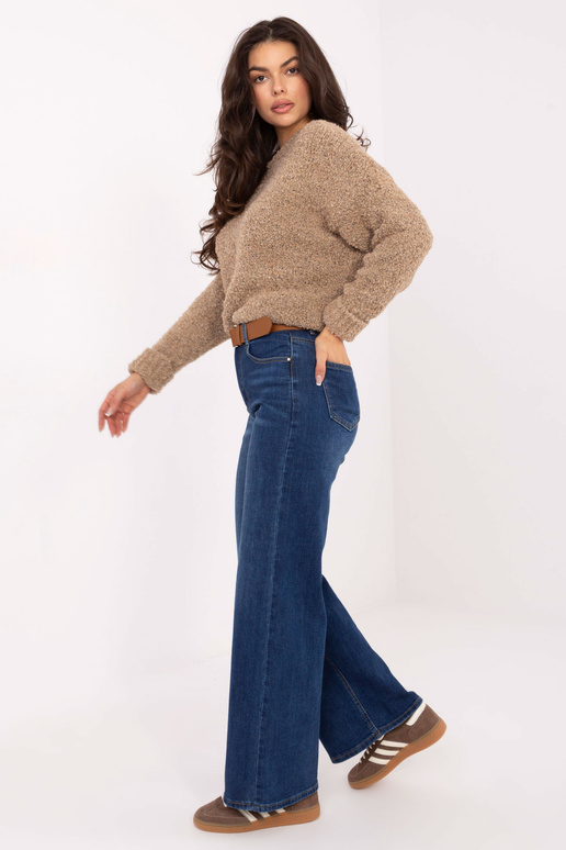 Džinsinės kelnės tamsiai mėlynos spalvos