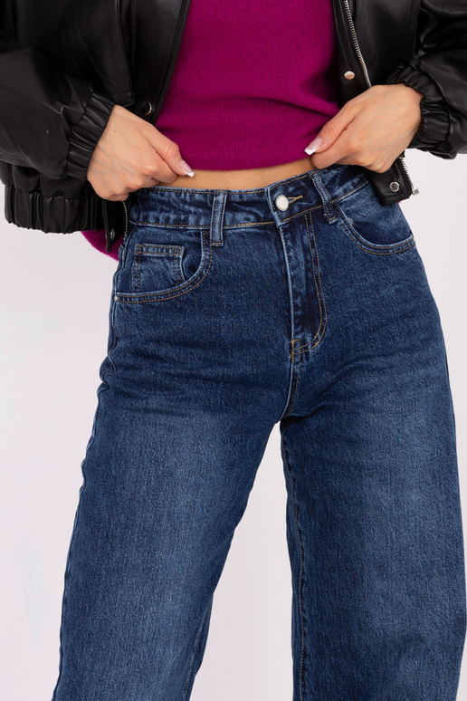 Džinsinės kelnės tamsiai mėlynos spalvos