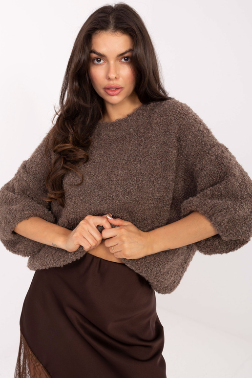 Megztinis IT tamsiai smėlio spalvos