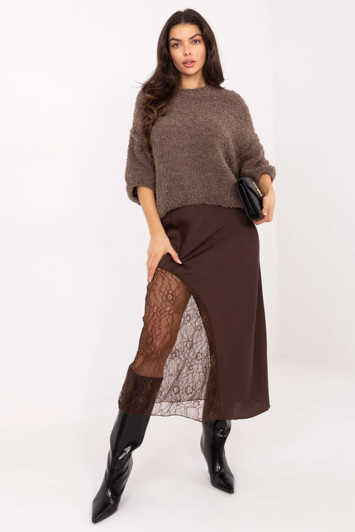 Megztinis IT tamsiai smėlio spalvos