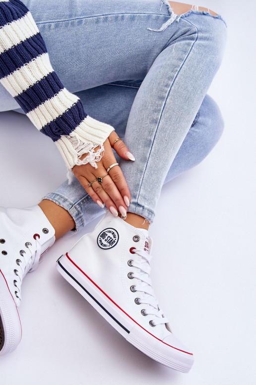   laisvalaikio batai su auliuku Big Star T274026 baltos spalvos