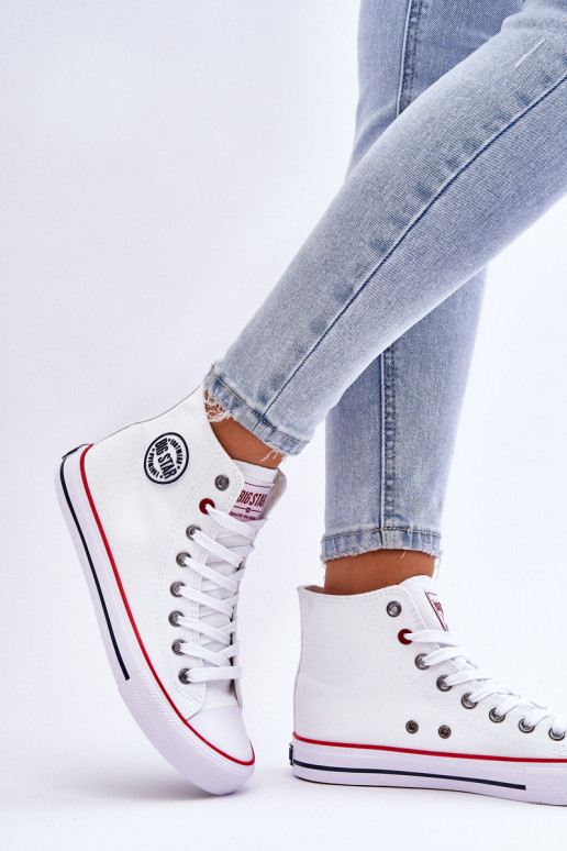   laisvalaikio batai su auliuku Big Star T274026 baltos spalvos