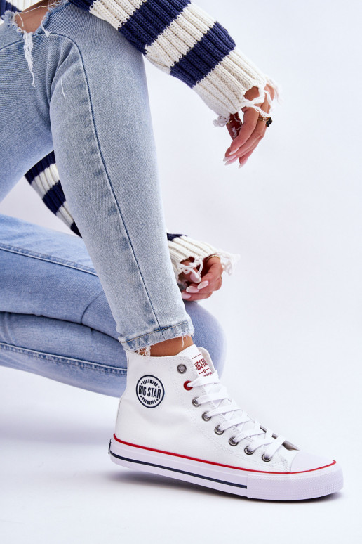   laisvalaikio batai su auliuku Big Star T274026 baltos spalvos