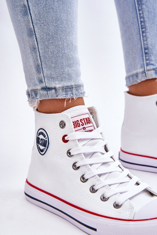   laisvalaikio batai su auliuku Big Star T274026 baltos spalvos