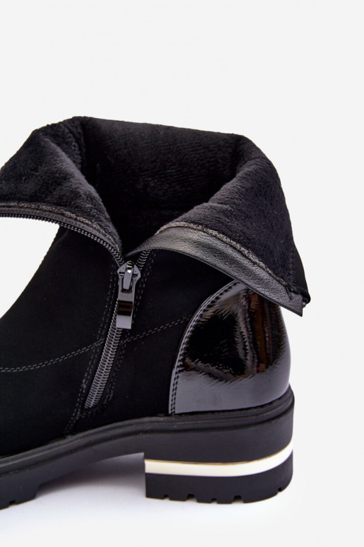    Aulinukai su plačiais kulniukais Juodos spalvos Shendete