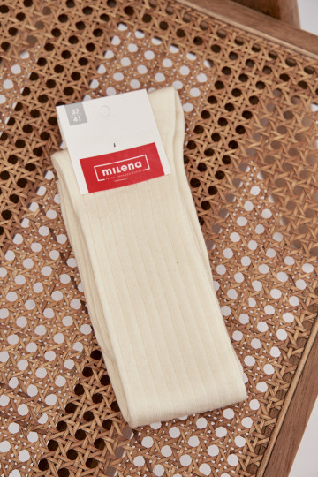 Podkolanówki Z Wełny MERINO dramblio kaulo spalvos