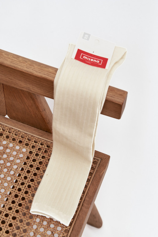 Podkolanówki Z Wełny MERINO dramblio kaulo spalvos