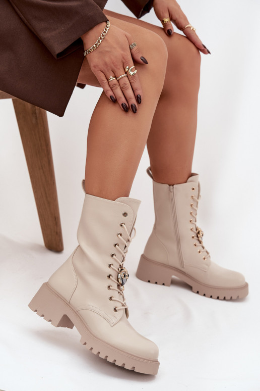 aulinukai  su ornamentais smėlio spalvos Jorayne