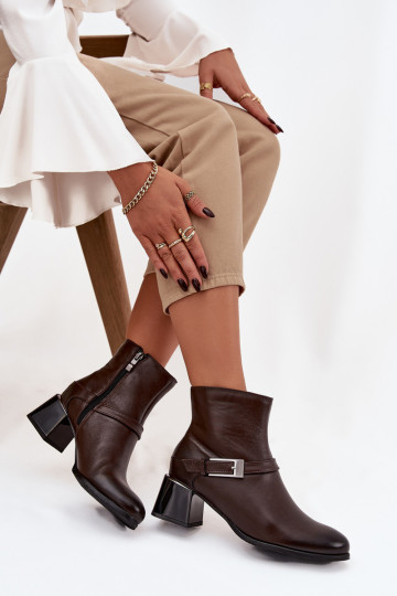 Aulinukai  su kulniukais su sagtimis Zazoo 60562 Czekoladowe