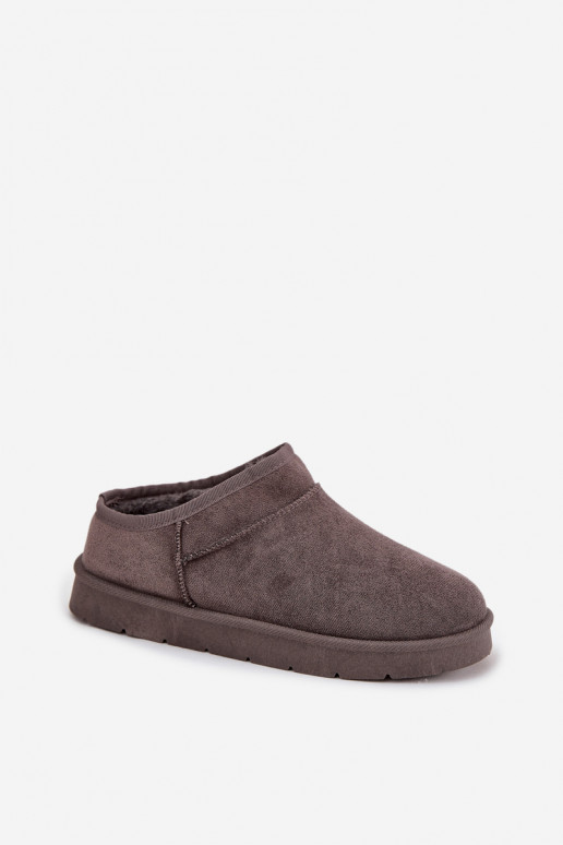 sniego batai  pašiltinti su kailiuku viduje pilkos spalvos Serenne