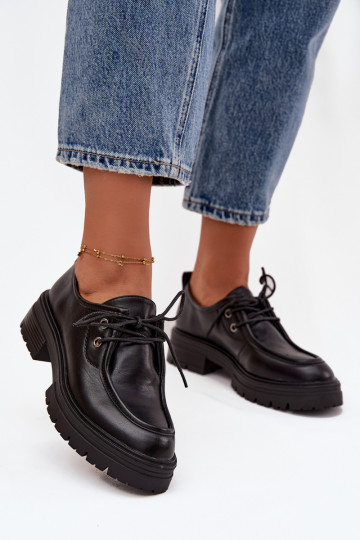 batai  iš eko odos Juodos spalvos Adrelle 2