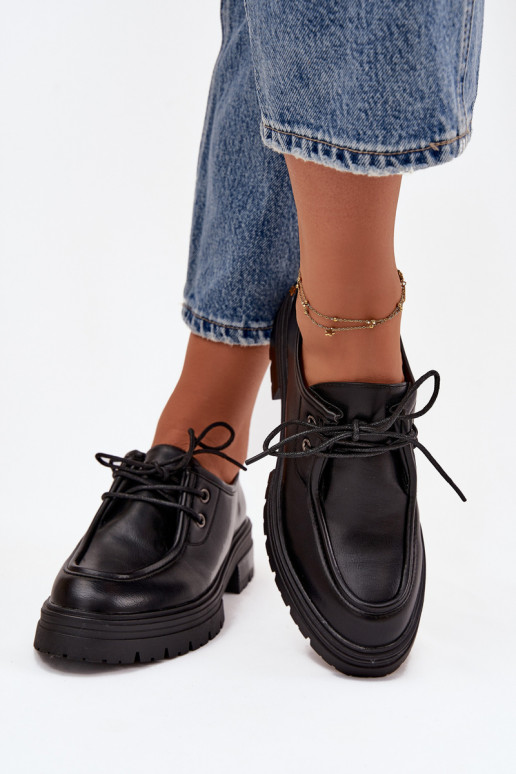 batai  iš eko odos Juodos spalvos Adrelle