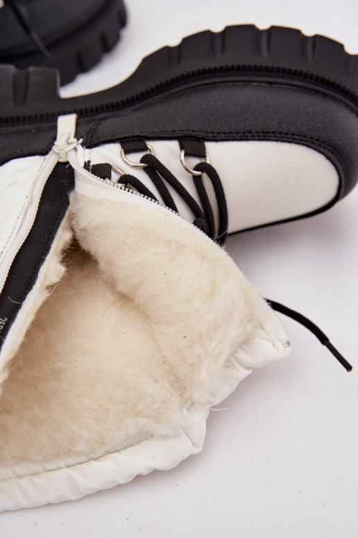 Vaikiški sniego batai baltos spalvos Adelisse