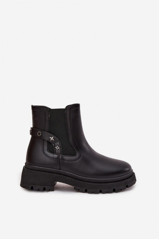 stilingi aulinukai   Detalami pašiltinti Juodos spalvos Verisse