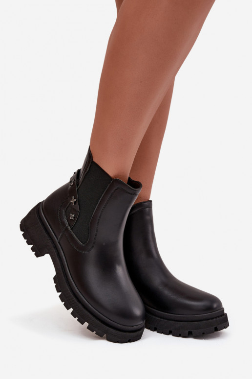 stilingi aulinukai   Detalami pašiltinti Juodos spalvos Verisse