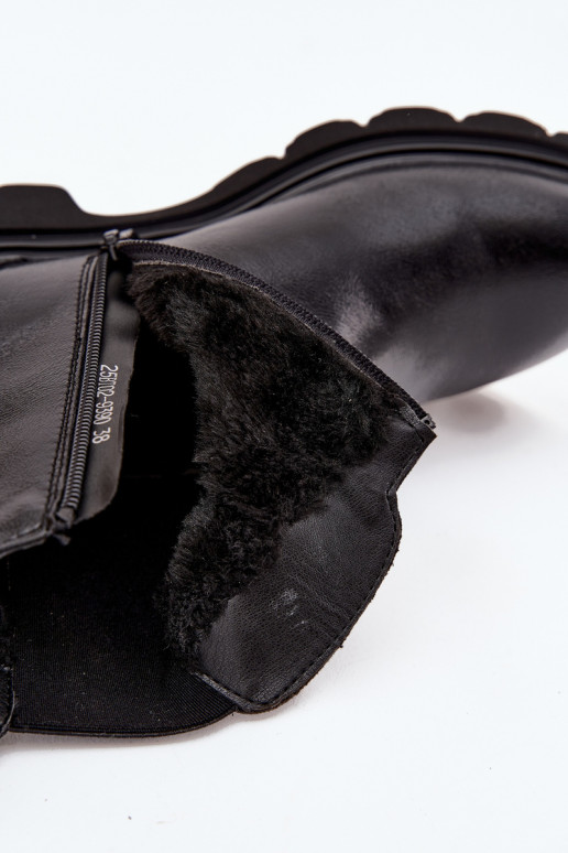 stilingi aulinukai  pašiltinti  Juodos spalvos Rivelia