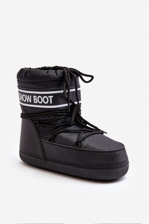  Suvarstomi žieminiai batai Juodos spalvos Soia