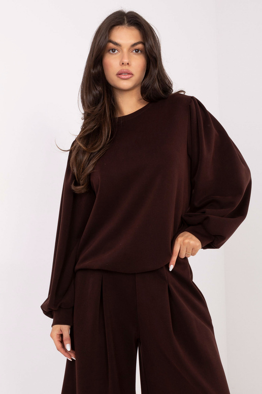 Bluza MJ tamsiai ruda