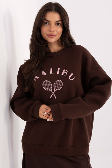 Bluza MJ tamsiai ruda