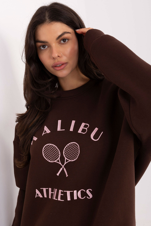 Bluza MJ tamsiai ruda