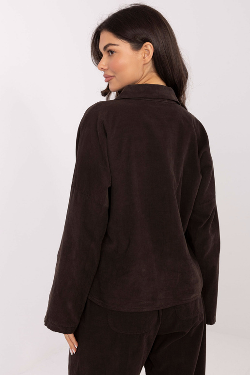 IT marškiniai tamsiai rudi