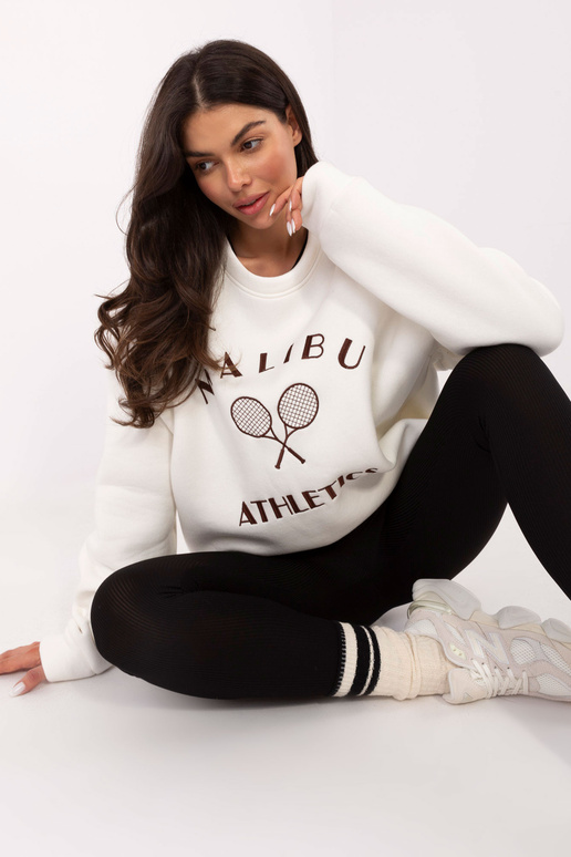 Ekrų spalvos megztinis Bluza MJ